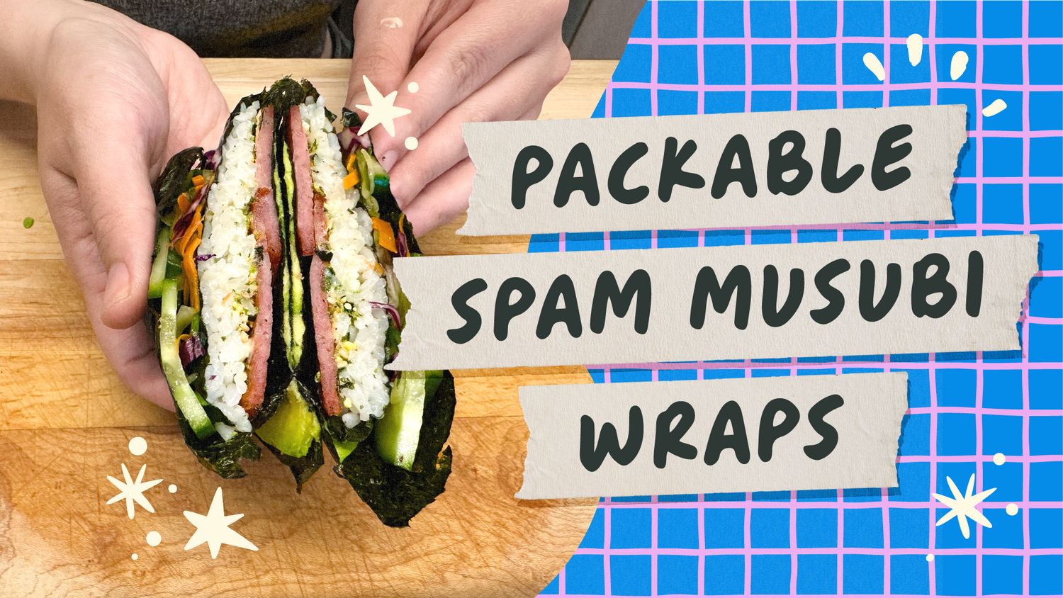 Packable Spam Musubi Wraps