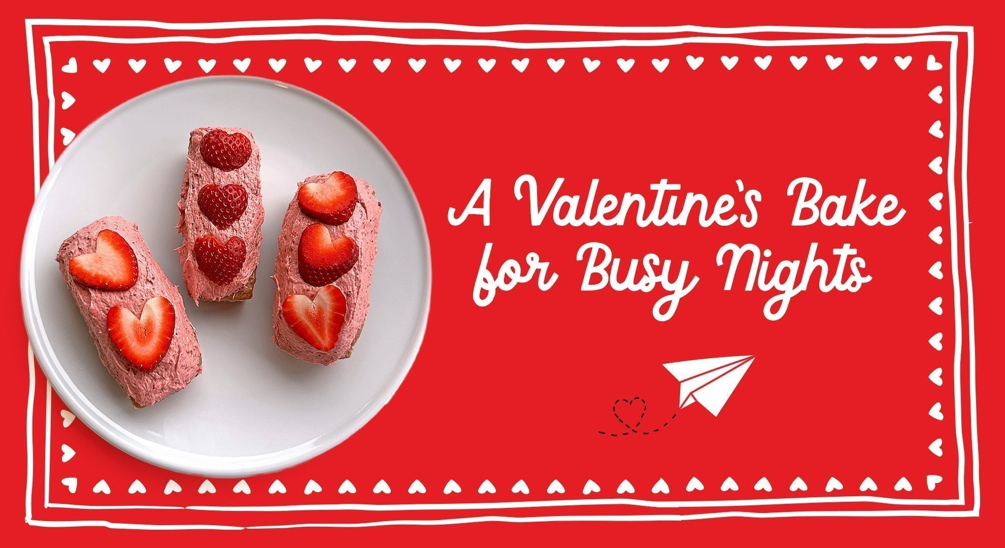 The Cutest Valentine’s Day Strawberry Cake Bars (Kid-Approved)