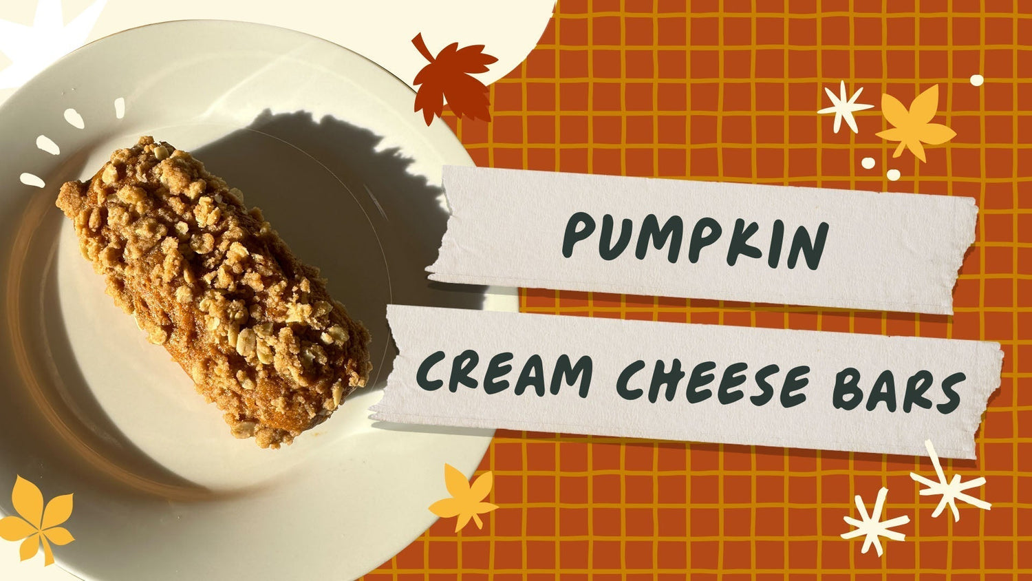 Pumpkin Cream Cheese Bars