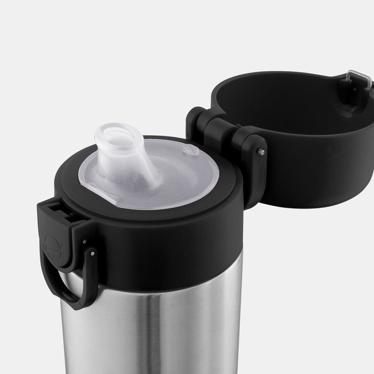 PlanetBox Stainless Steel Sip Spout Water Bottle Black