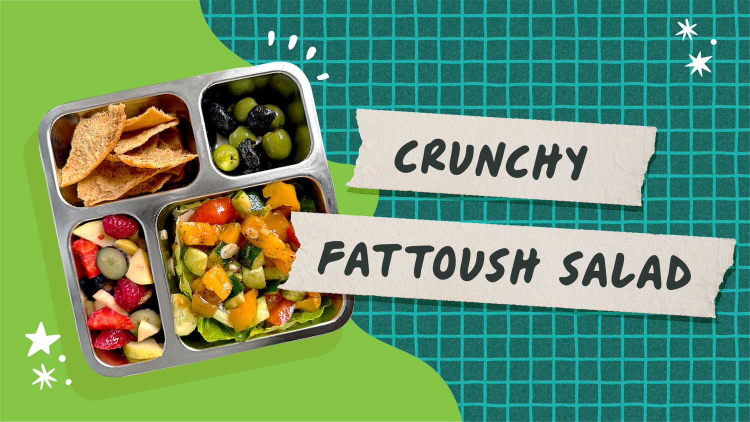 Crunchy Fattoush Salad Blog Recipe