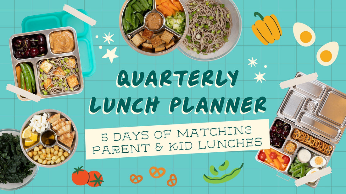 Quarterly Lunch Planner: Parent & Kid Lunches for the Week Ahead