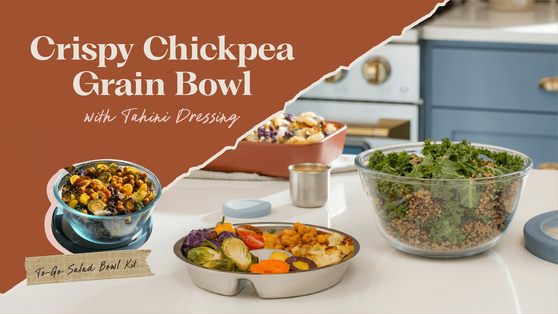 Crispy Chickpea Grain Bowl with Tahini Dressing Recipe Blog