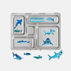 #color_Sharks | Blue shark themed magnet set