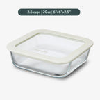 #size_2.5 Cup Small Square Container