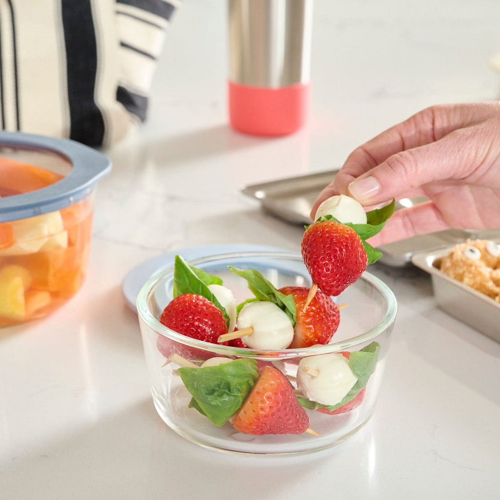 Round Glass Food Storage 6-Piece Set