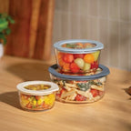 Round Glass Food Storage 6-Piece Set
