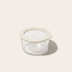 Round Glass Food Storage Container