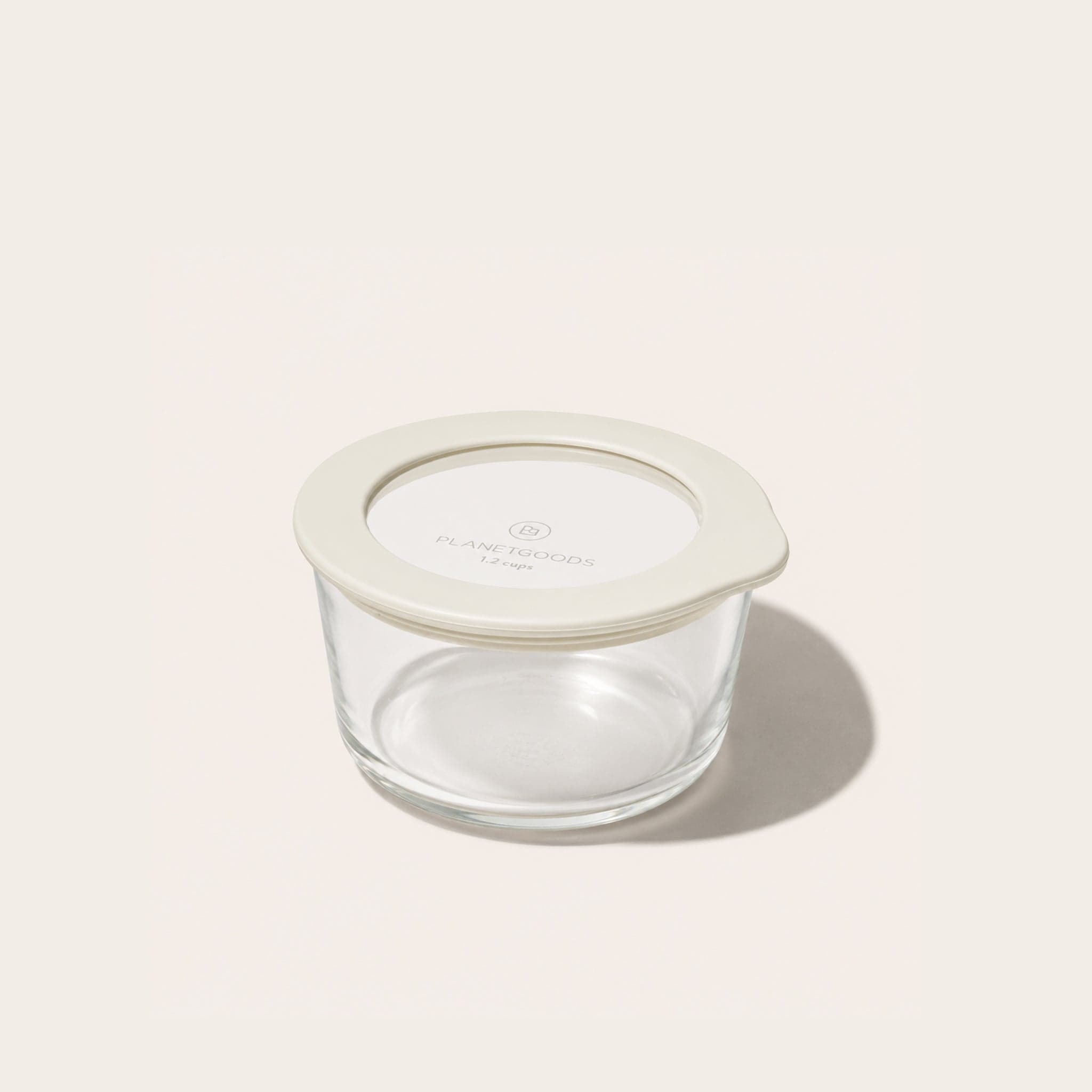 Round Glass Food Storage Container