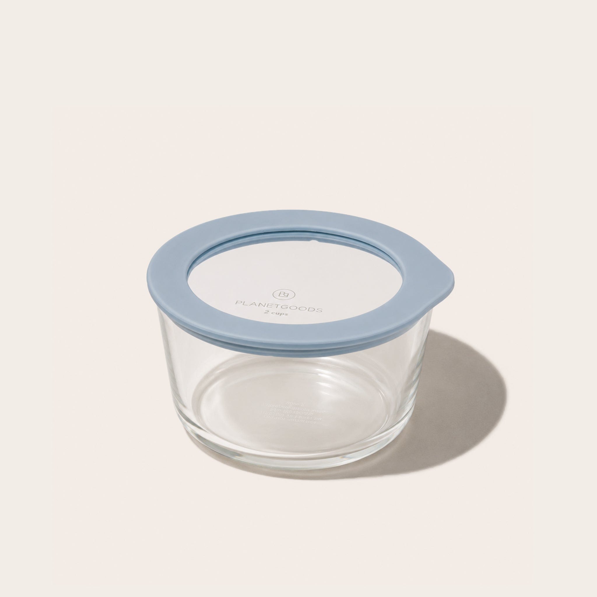 Round Glass Food Storage Container