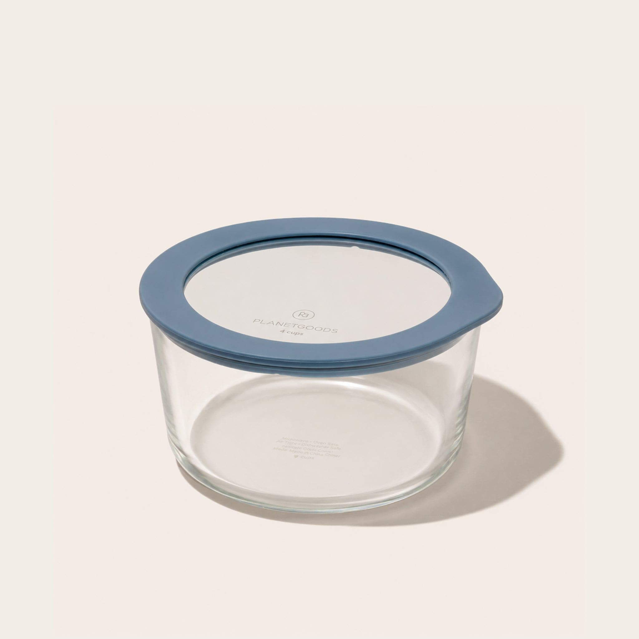 Round Glass Food Storage Container