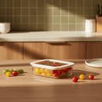 Square Glass Food Storage Container