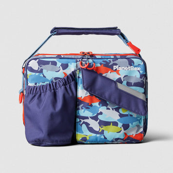 BENTO BOX Lunch Bag Water Bottle Ice Pack Camo Dino Grey 4